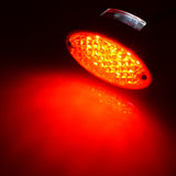 Cat Eye LED Tail Brake Stop Light For Harley Chopper Bobber Vintage British Motorcycle Stop Tail Rear Light BSA Norton - pazoma