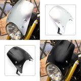 Motorcycle Windshield Wind Deflector Windscreen Headlight fairing For BMW R NINE T NINET R9T R 9 T 2014-2019 Aluminum Black Silver - pazoma