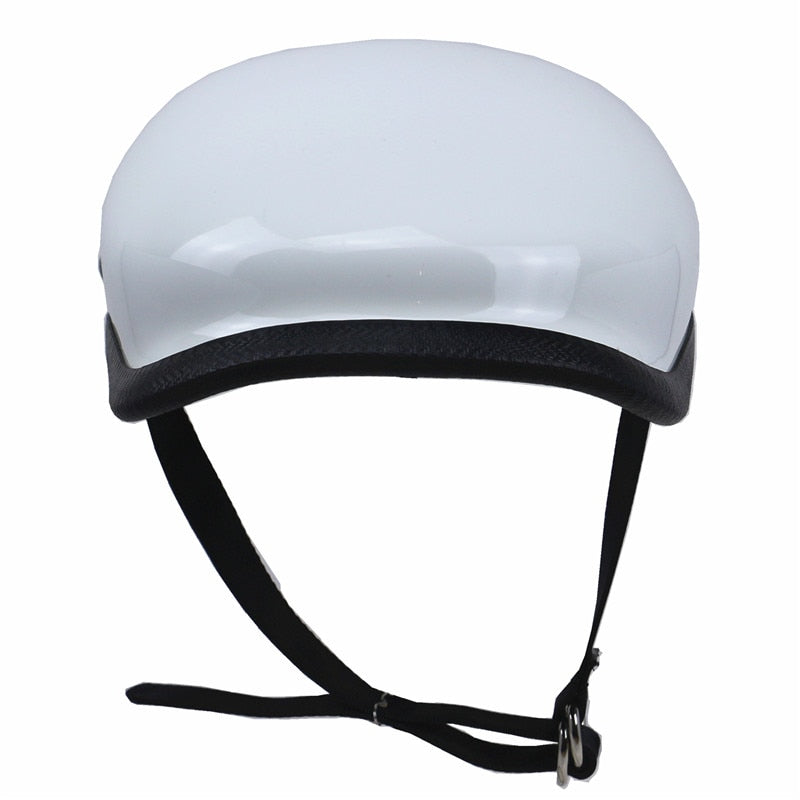 cool motorcycle helmets vintage light Leisure style motorcycle helmet half face retro motorbike helmet vintage Berets Design light weight for man and woman TT&CO Matte Black / XXL