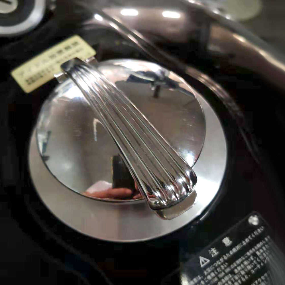 Motorcycle Aluminum Fuel Cap Monza Style Fuel Gas Tank Cap for BMW R NINE T R9T 2014-2019 Silver / Black - pazoma